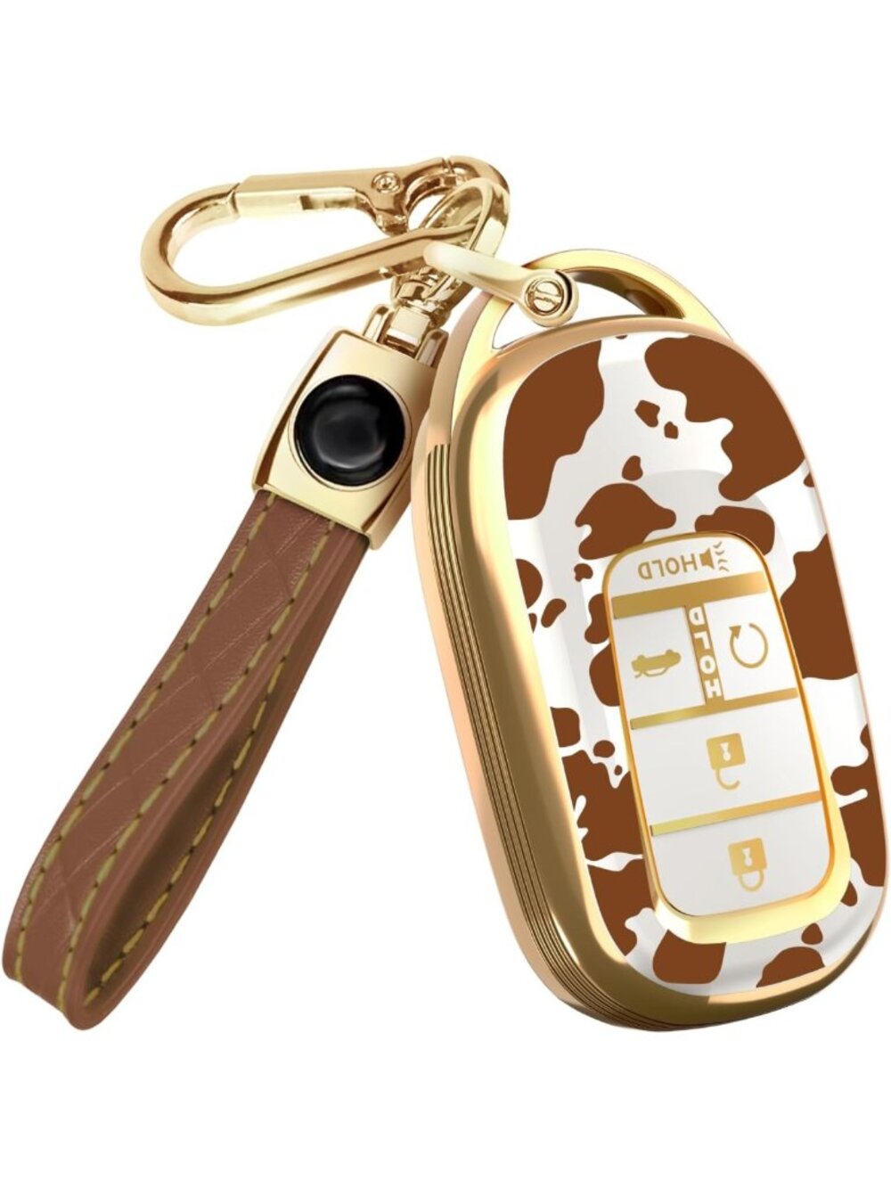 Durable Key Fob Cover & Keychain for Honda - Stylish Protection & Easy Access
